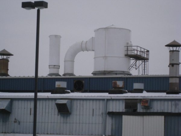 SOLD Waltz-Holst Dustar 12-456-7045 (60,000 CFM) Reverse Air Baghouse Dust Collector Used-1133