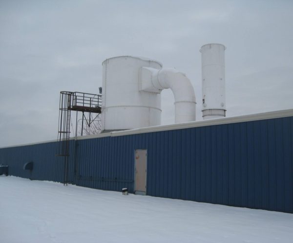 SOLD Waltz-Holst Dustar 12-456-7045 (60,000 CFM) Reverse Air Baghouse Dust Collector Used-1134