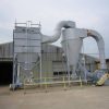 SOLD Honeyville EFM-150 (28,000 CFM) Cyclone/Afterfilter Used Dust Collector-1226