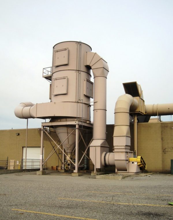 SOLD Waltz-Holst Dustar 12-536-8285 (80,000 CFM) Reverse Air Used Dust Collector-1228