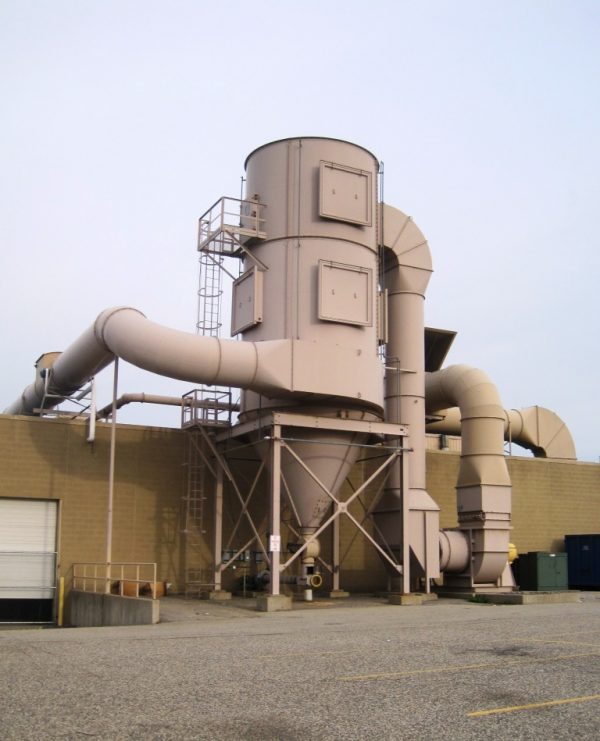 SOLD Waltz-Holst Dustar 12-536-8285 (80,000 CFM) Reverse Air Used Dust Collector-1230