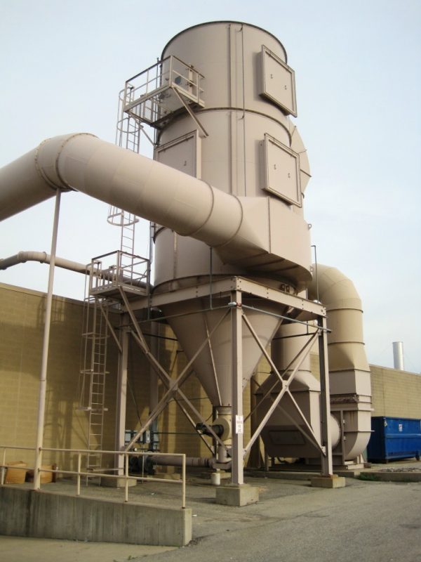 SOLD Waltz-Holst Dustar 12-536-8285 (80,000 CFM) Reverse Air Used Dust Collector-1229