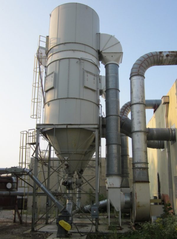 SOLD Pneumafil 13.5-460-12 (65,000 CFM) Reverse Air Baghouse Used Dust Collector-1260