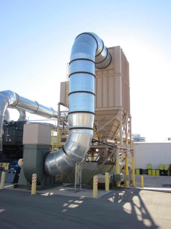 SOLD Scientific SPJ352-X4B8 (60,000 CFM) Pulse Jet Baghouse Used Dust Collector-1267