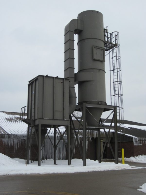 SOLD Waltz-Holst Dustar 200 (20,000 CFM) Used Reverse Air Baghouse Dust Collector-1291