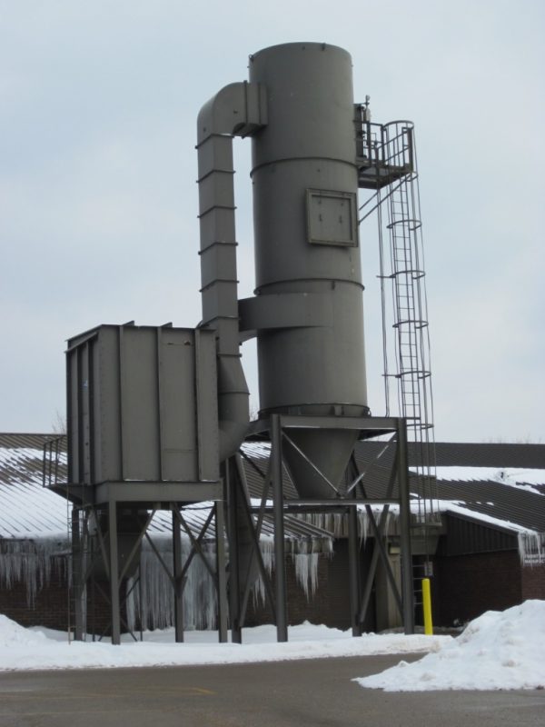 SOLD Waltz-Holst Dustar 200 (20,000 CFM) Used Reverse Air Baghouse Dust Collector-1294