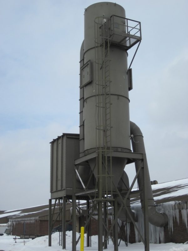 SOLD Waltz-Holst Dustar 200 (20,000 CFM) Used Reverse Air Baghouse Dust Collector-1295