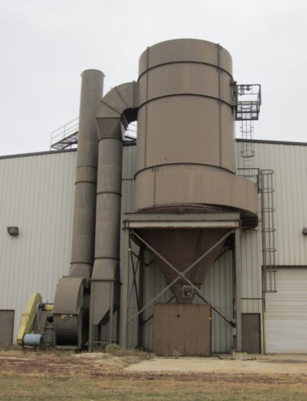 SOLD Waltz Holst Dustar 12-716-11066 (80,000 CFM) Used Reverse Air Baghouse Dust Collector-1301