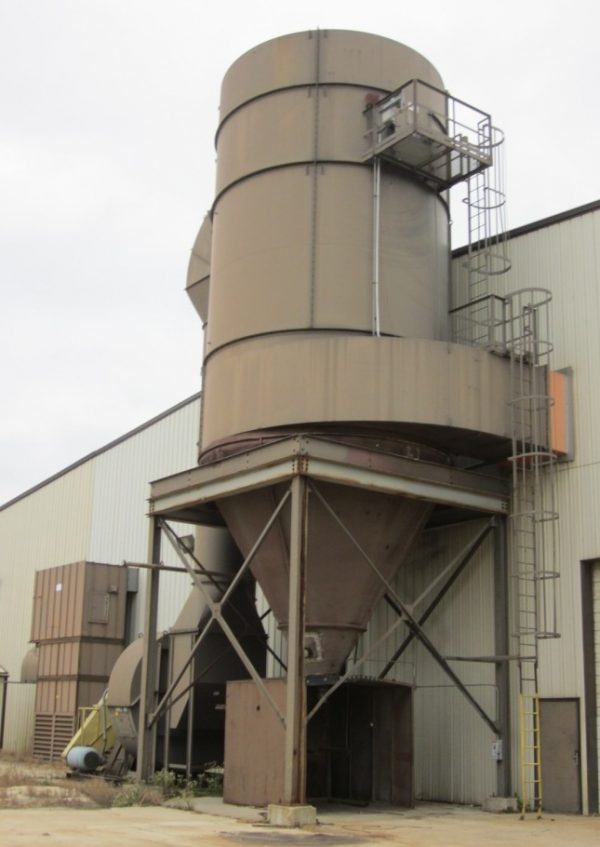 SOLD Waltz Holst Dustar 12-716-11066 (80,000 CFM) Used Reverse Air Baghouse Dust Collector-1300