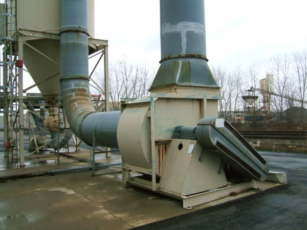 stack used dust collectors