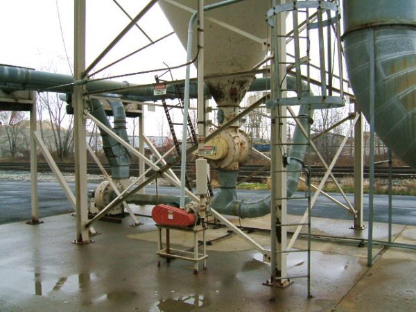 load out used dust collector