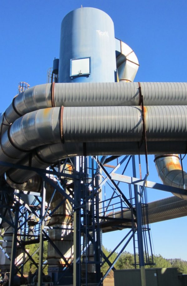 SOLD Donaldson Torit 376RFW10 (40,000 CFM) Used Reverse Air Baghouse Dust Collector-1325