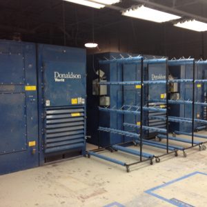 SOLD Donaldson Torit DWS6-1 (5,500 CFM) Used Cartridge Dust Collector Module-0