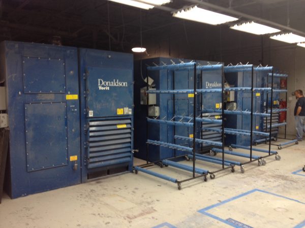 SOLD Donaldson Torit DWS6-1 (5,500 CFM) Used Cartridge Dust Collector Module-0