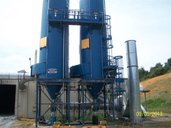 Donaldson Torit 232RFW 2 (60,000 CFM Total) Used Reverse Air Baghouse Dust Collectors