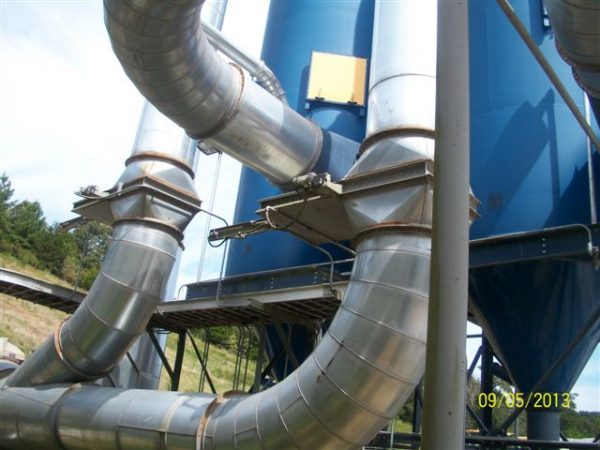 Pair (2) Donaldson Torit 232 RFW 12 (60,000 CFM Total) Used Reverse Air Baghouse Dust Collectors-4419