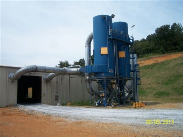 Pair (2) Donaldson Torit 232 RFW 12 (60,000 CFM Total) Used Reverse Air Baghouse Dust Collectors-4411